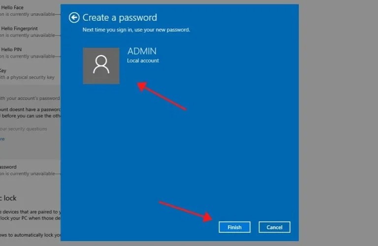 Cách cài mật khẩu máy tính cho Windows 10
