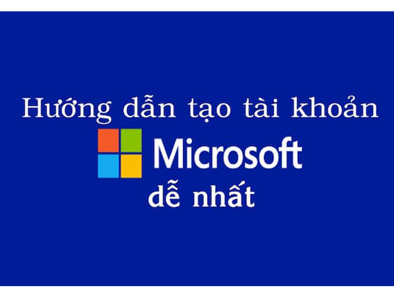 tạo tài khoản Microsoft