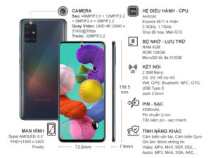 Samsung a51 giá bao nhiêu? Thiết kế như thế nào?