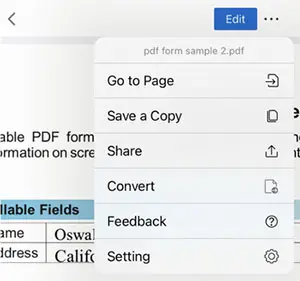 Hướng dẫn cách điền file PDF trên iPhone bằng PDFgear